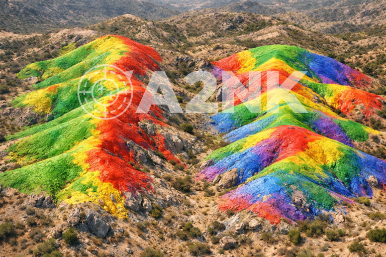 Color-coded 3D slope analysis map of a hillside, used to identify steep terrain in land use planning.